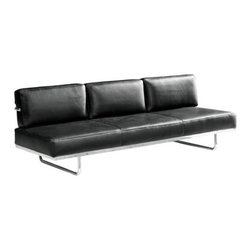 Contemporary Platform Sofa Bed-Black - Products