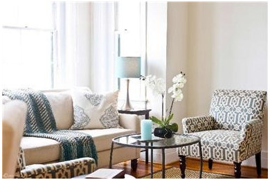 Example of a living room design in DC Metro