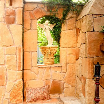 Spanish Style Fireplace