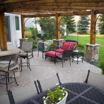 Rustic Pergola Patio - Severence, CO
