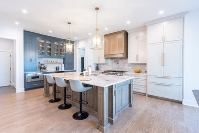 Transitional kitchen photo in Chicago
