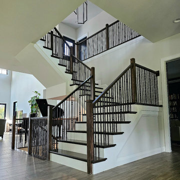 Project #109 | U-Shaped Stairs in Countryside Retreat