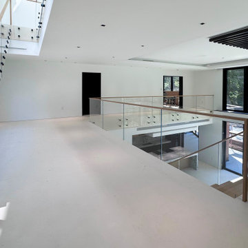 Project #126 | Contemporary Staircases with Integrated LEDs & Glass Railing