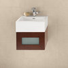 Ronbow 18" Rebecca Solid Wood Wall Mount Bathroom Vanity Set With Ceramic Vessel