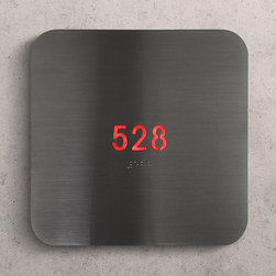 Illuminated Room Plague Number Signs - House Numbers
