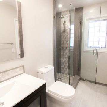 Modern bath in Whittier, CA