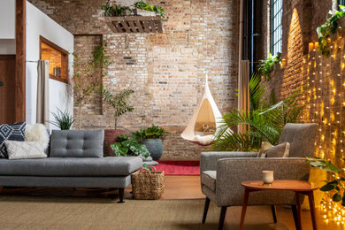 Inspiration for an eclectic home design remodel in Other