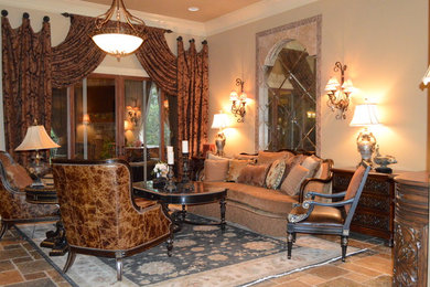 Inspiration for a timeless living room remodel in Birmingham