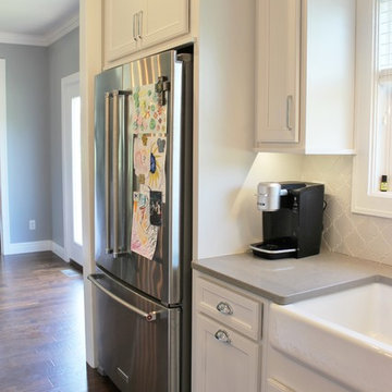 Hazelwood Homes-Transitional Farmhouse Kitchen in a New Quad Cities Area Home