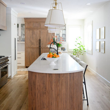 Modern kitchen with French Country detail