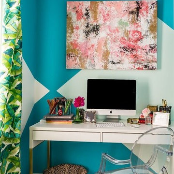 Eclectic Home Office