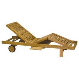 Beach Style Outdoor Chaise Lounges by THREE BIRDS CASUAL
