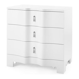 Brigitte 3-Drawer Side Table - Accent Chests And Cabinets
