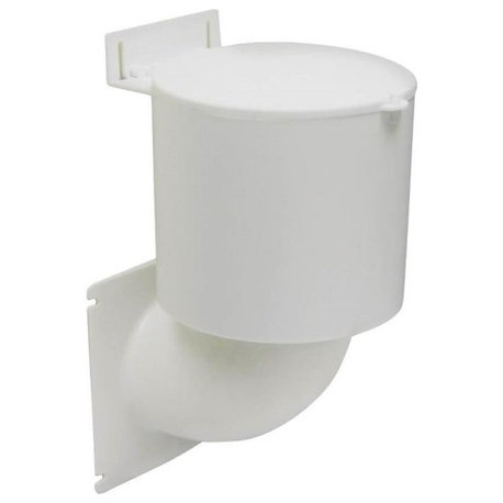 Lambro 289W Ultra Seal Dryer Vent Hood, 4", White