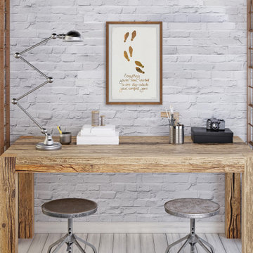 "Step Outside Your Comfort Zone" Framed Painting Print