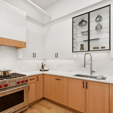 Airy Kitchen and Living Room
