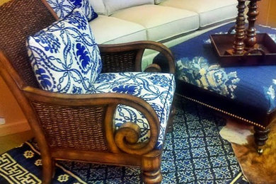 Inspiration for an eclectic living room remodel in Other