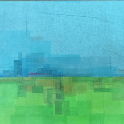 Hazy Day III - Mixed Media Art