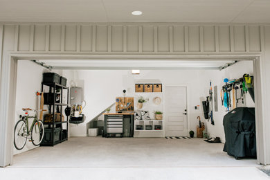 Example of a danish garage design in Austin