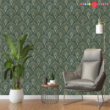 Geometric Art Deco Wallpaper