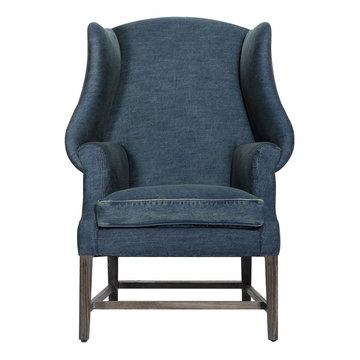 Curations Limited New Age Denim Chair