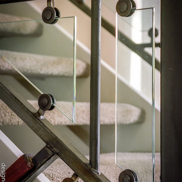 Details-from custom stair rails to toilet tissue holders