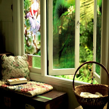 Art Glass Garden Window