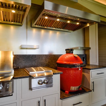 Covered Porch Addition - Outdoor Kitchen