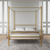 DHP Kora Metal Canopy Bed in Full Gold