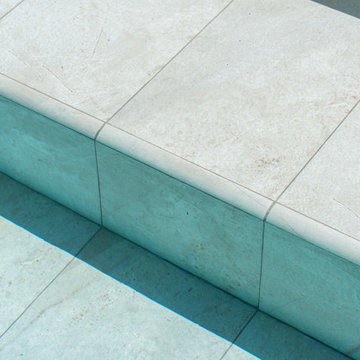 Antique Beige Porcelain Tiles - Cesme,Izmir Villa