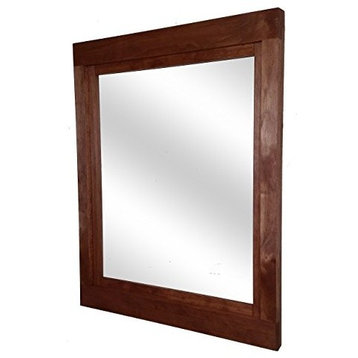 Red Chestnut Farmhouse Style Vanity Mirror 24"w x 30"h