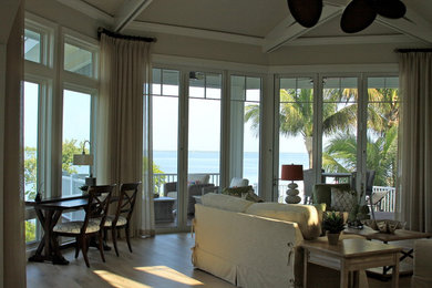 Living room - traditional living room idea in Miami