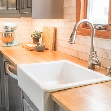 Farmhouse Kitchen at the Lake | Before & After