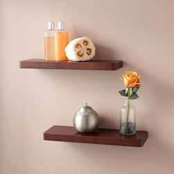 OAK WALL-MOUNT SHELF - SET OF 2 - Products