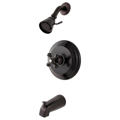 Kingston Brass Tub and Shower Faucet, Oil Rubbed Bronze