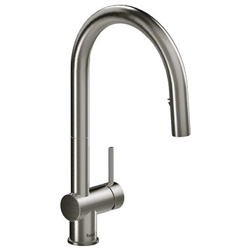 Azure Kitchen Faucet With Spray, Stainless Steel