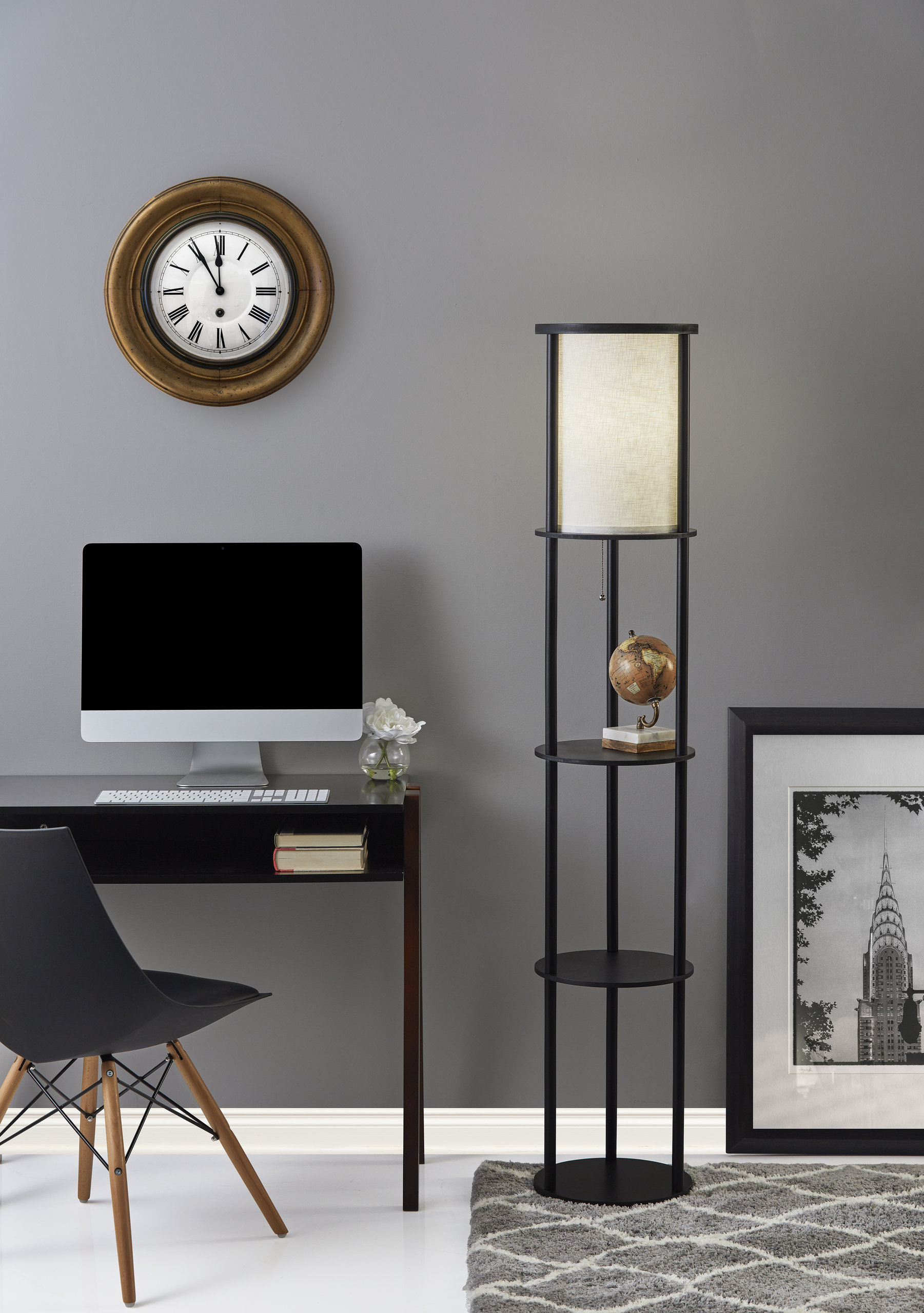 Stewart Shelf Floor Lamp - Transitional - Floor Lamps - by Homesquare ...