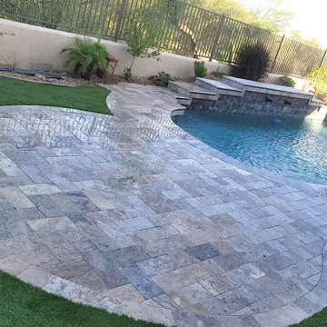 Pool Deck Stone Remodel