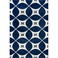 Nuloom Hand-Tufted Gabriela Area Rug, Navy 4'x6'