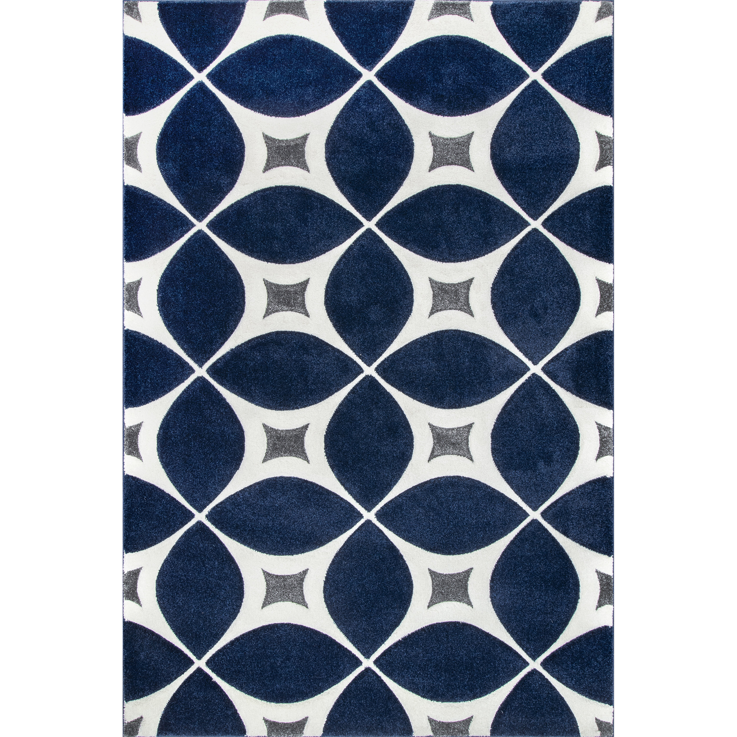 Nuloom Hand-Tufted Gabriela Area Rug, Navy 4'x6'