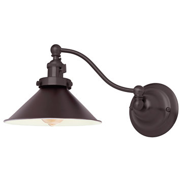 Soho one light half swing M3 wall sconce