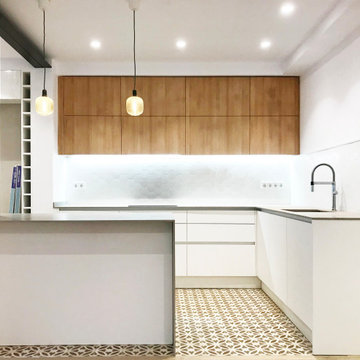 COCINA ABIERTA AL SALÓN