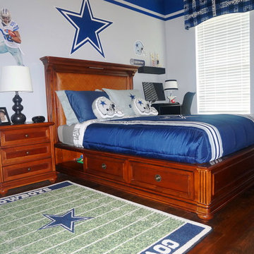 Boy's Dallas Cowboy Bedroom
