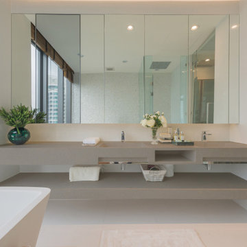 Luna Tan Bathroom
