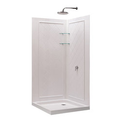 DreamLine - DreamLine Shower Enclosure Back Wall Kit - SHBW-1440742-01 - Shower Stalls And Kits