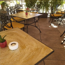 gold marble top tables - Side Tables And End Tables