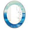 Designart Out To Sea Traditional Frameless Oval Or Round Wall Mirror, 24x36