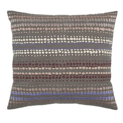 Mod Zen - Set of Two, Gray/Taupe Pillow - Decorative Pillows