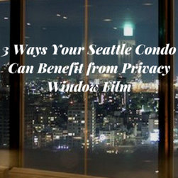 Privacy Window Film - Window Film