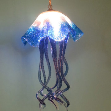 Blown Glass Jellyfish Commission : Florida